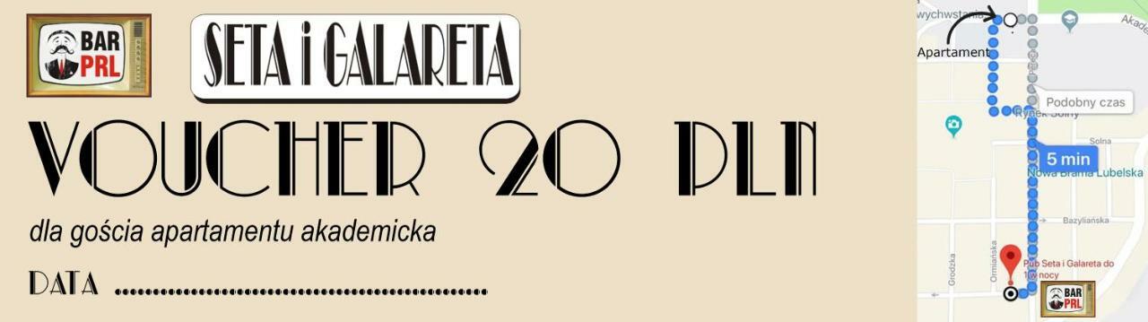Apartament Akademicka Zamość Kültér fotó